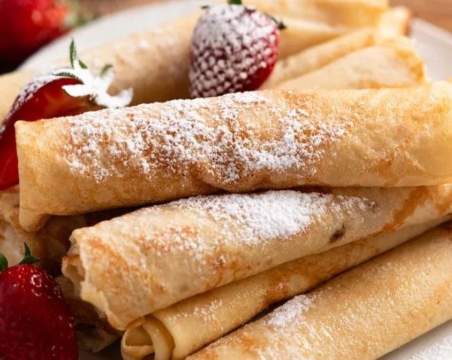 Easy Classic French Crêpes Recipe suggested serving