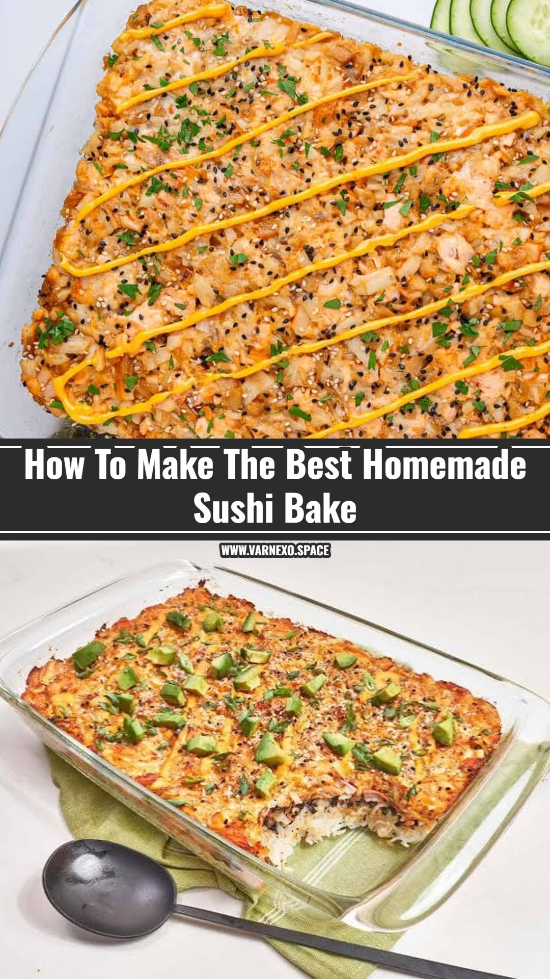 Easy Creamy Sushi Bake Recipe