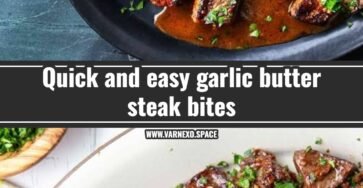 Easy garlic butter steak bites in ten minutes