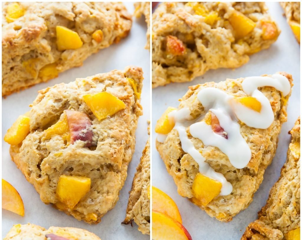 Easy Peach Scones For Your Next Brunch top view