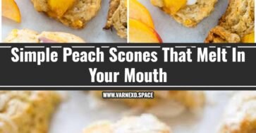 Easy Peach Scones For Your Next Brunch