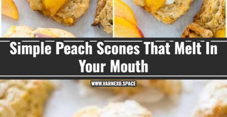Easy Peach Scones For Your Next Brunch