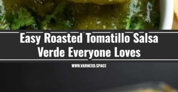 Easy Roasted Tomatillo Salsa Verde Everyone Loves