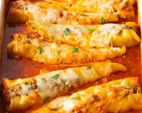 Easy Stuffed Banana Peppers Everyone Will Love top view