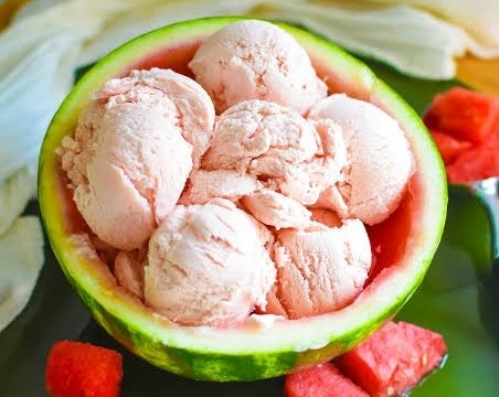 Easy Watermelon Ice Cream You Have To Try suggested serving