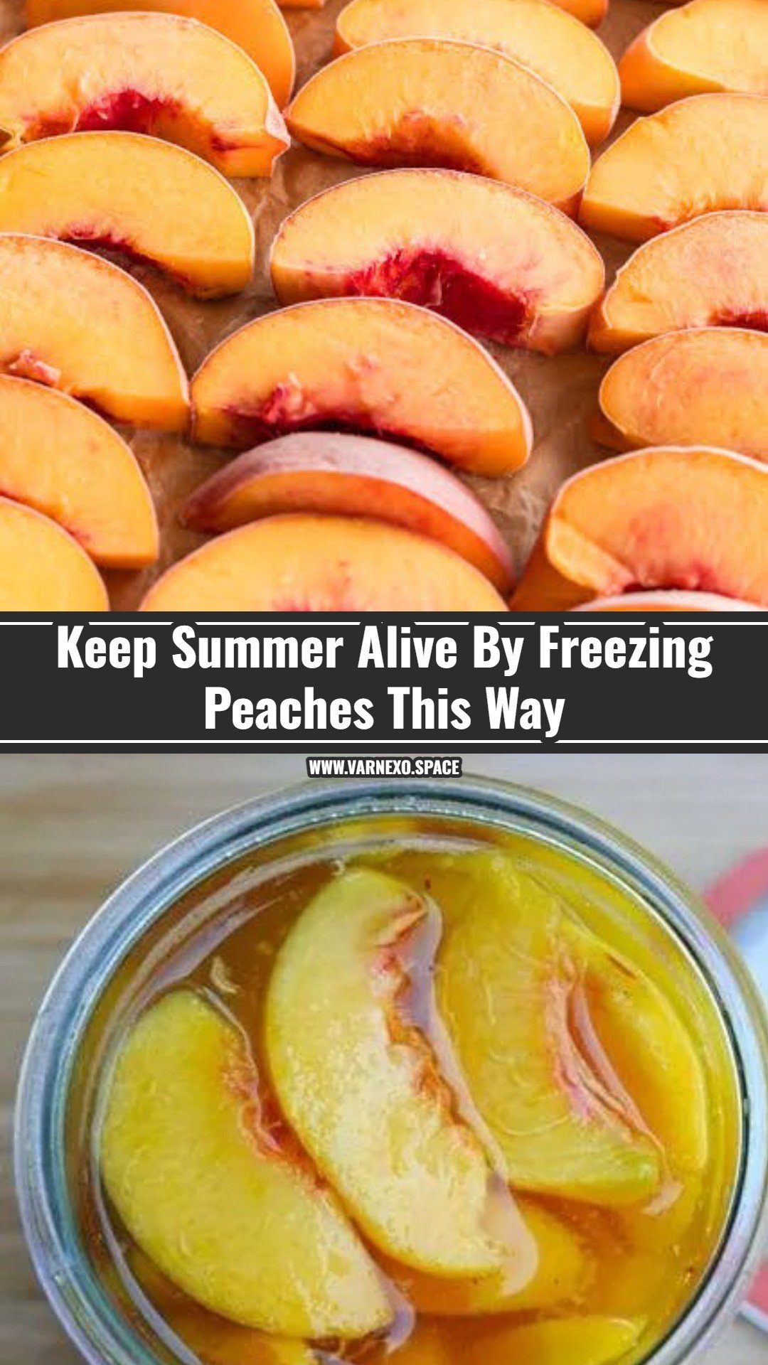 My Easy Method For Freezing Peaches