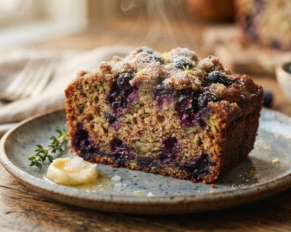 The Best Blueberry Zucchini Bread You Will Ever Make suggested serving