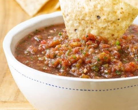 The Best Homemade Salsa You Will Ever Make suggested serving