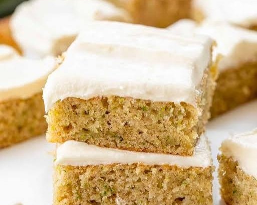 The Best Zucchini Bars You Will Ever Make suggested serving