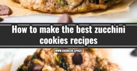 The best zucchini cookies recipes you will ever try