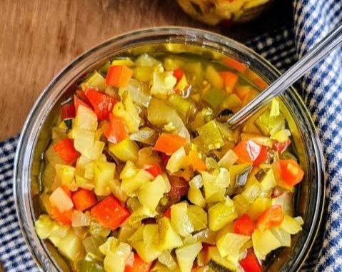 The Best Zucchini Relish Recipe You Have To Try top view