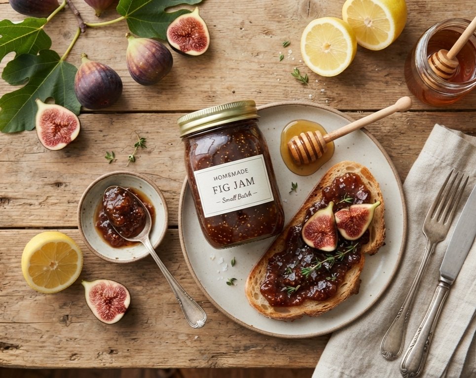 This Easy Fig Jam Recipe Is Perfect For Fall top view