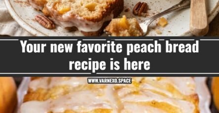 This easy peach bread recipe is perfect for summer
