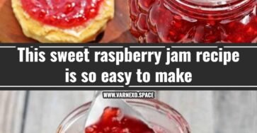 This easy raspberry jam recipe is a game changer