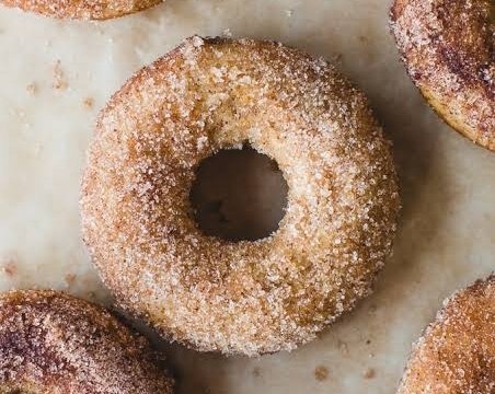Easy Apple Cider Donuts Recipe For Fall top view