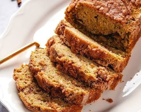 Easy Cinnamon Sugar Snickerdoodle Zucchini Bread suggested serving