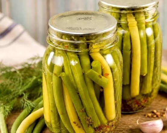 Easy Dilly Beans Recipe For Beginners top view