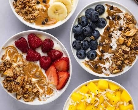 Easy homemade granola recipe for your next yogurt bowl suggested serving