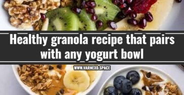 Easy homemade granola recipe for your next yogurt bowl