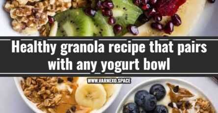 Easy homemade granola recipe for your next yogurt bowl