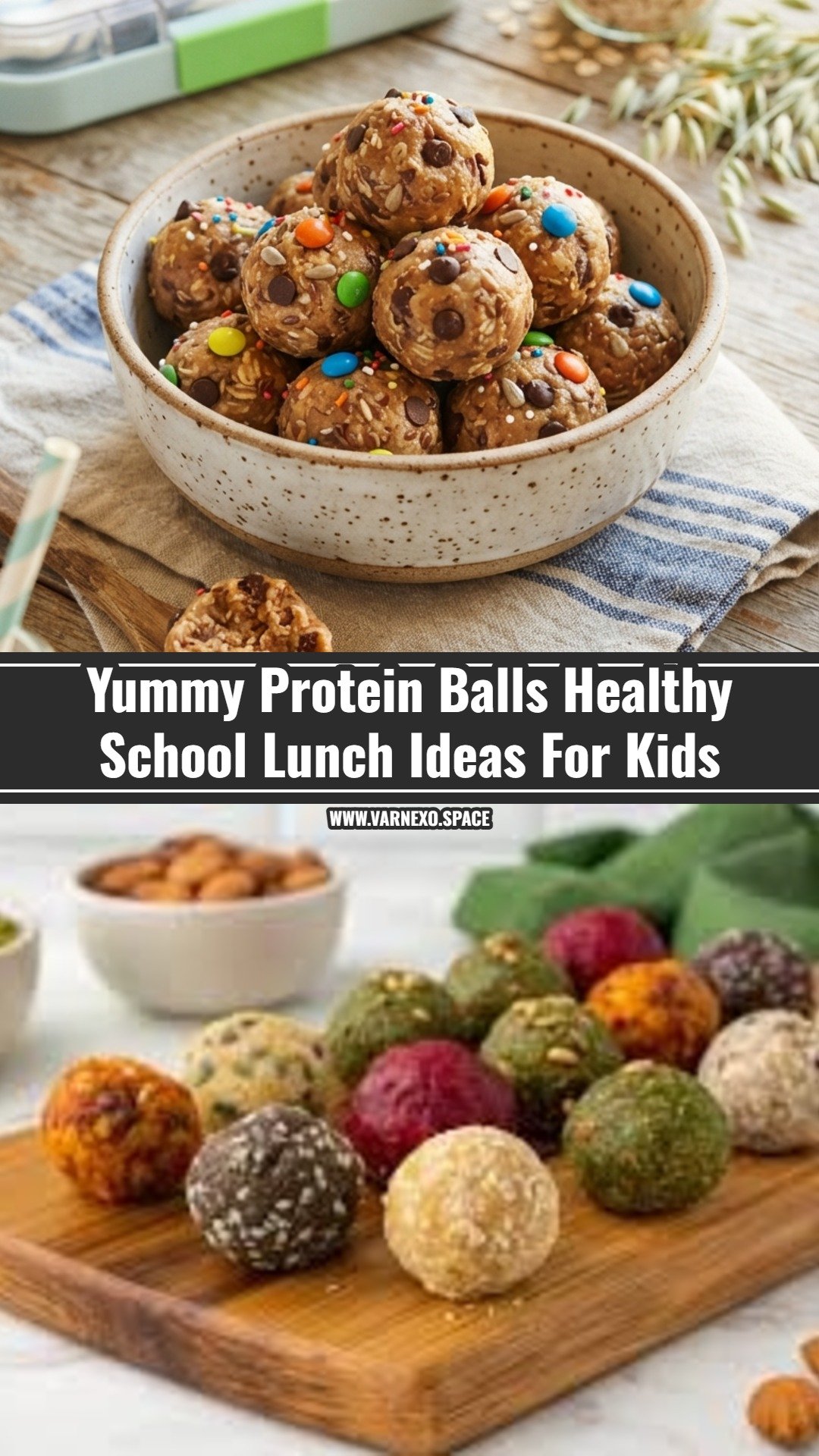 Healthy School Lunch Ideas Fun Kids Food Protein Balls