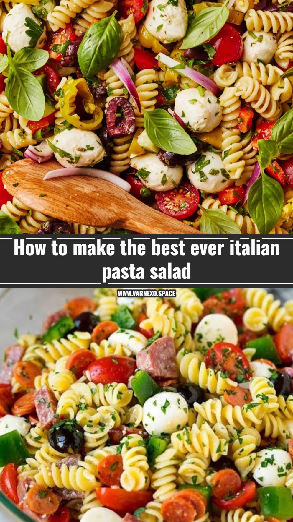 This easy italian pasta salad is the best summer side