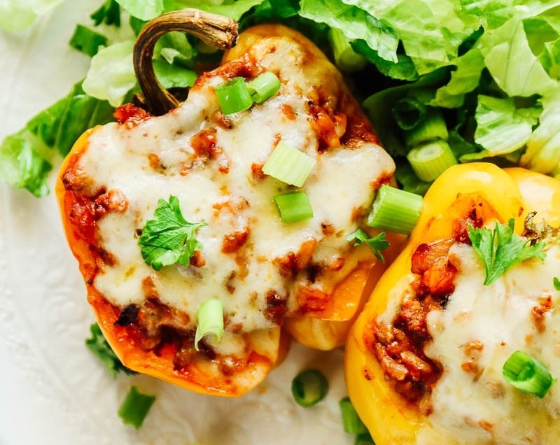This Stuffed Bell Peppers Meal Prep Is So Good suggested serving