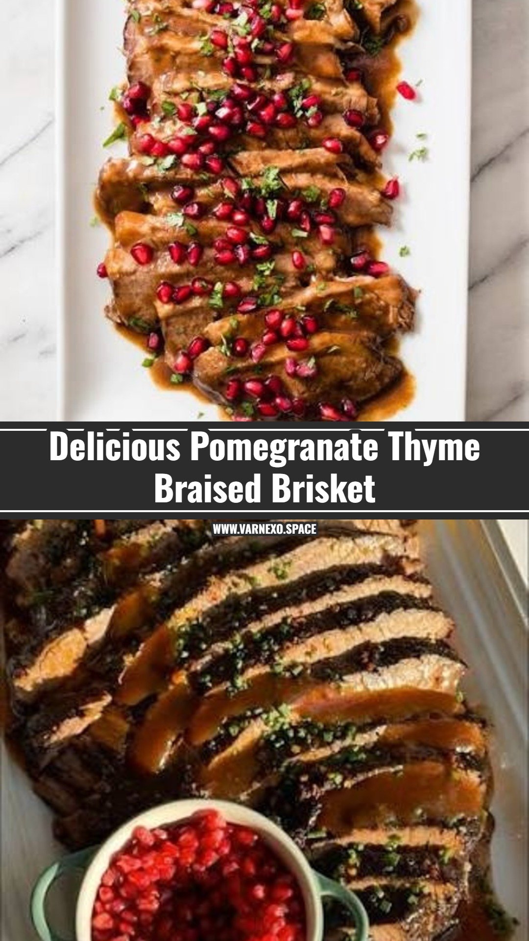 Best Honey Glazed Braised Brisket With Pomegranate