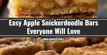 Soft and Chewy Apple Snickerdoodle Bars for Fall