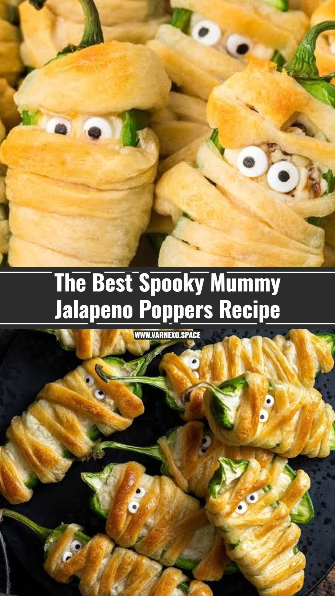 Spooky Mummy Jalapeno Poppers for Your Halloween Party