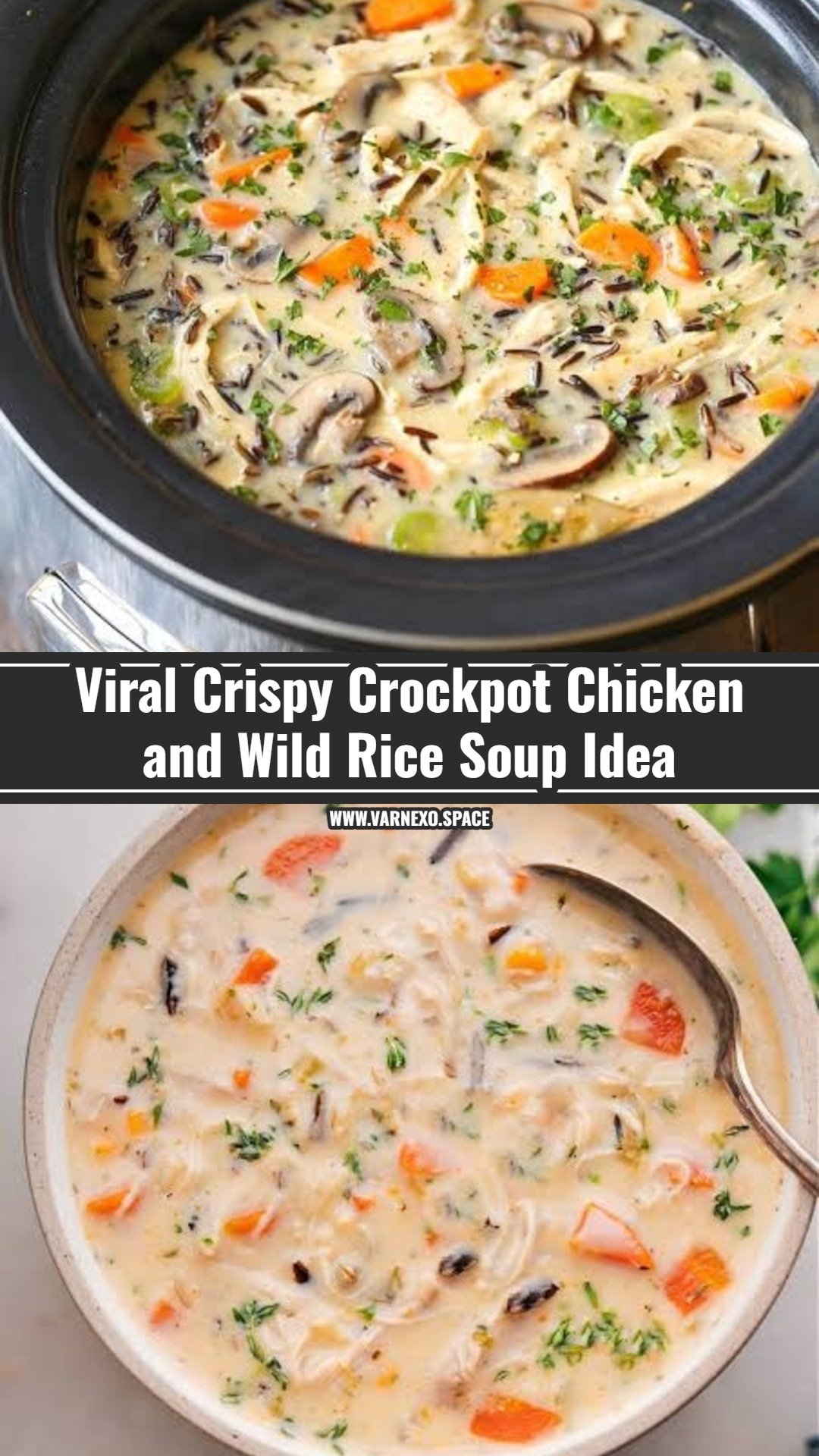 The Best Crockpot Chicken and Wild Rice Soup Recipe Ever