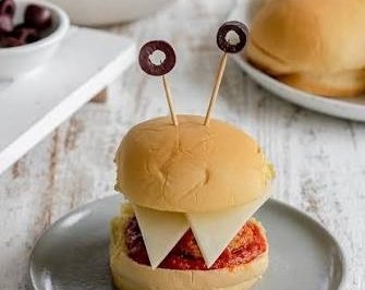 The Best Halloween Meatball Sliders Recipe Ever suggested serving