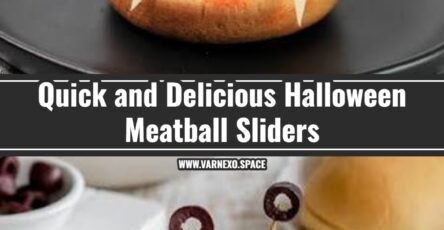 The Best Halloween Meatball Sliders Recipe Ever