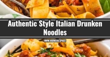 The Best Italian Drunken Noodles Recipe
