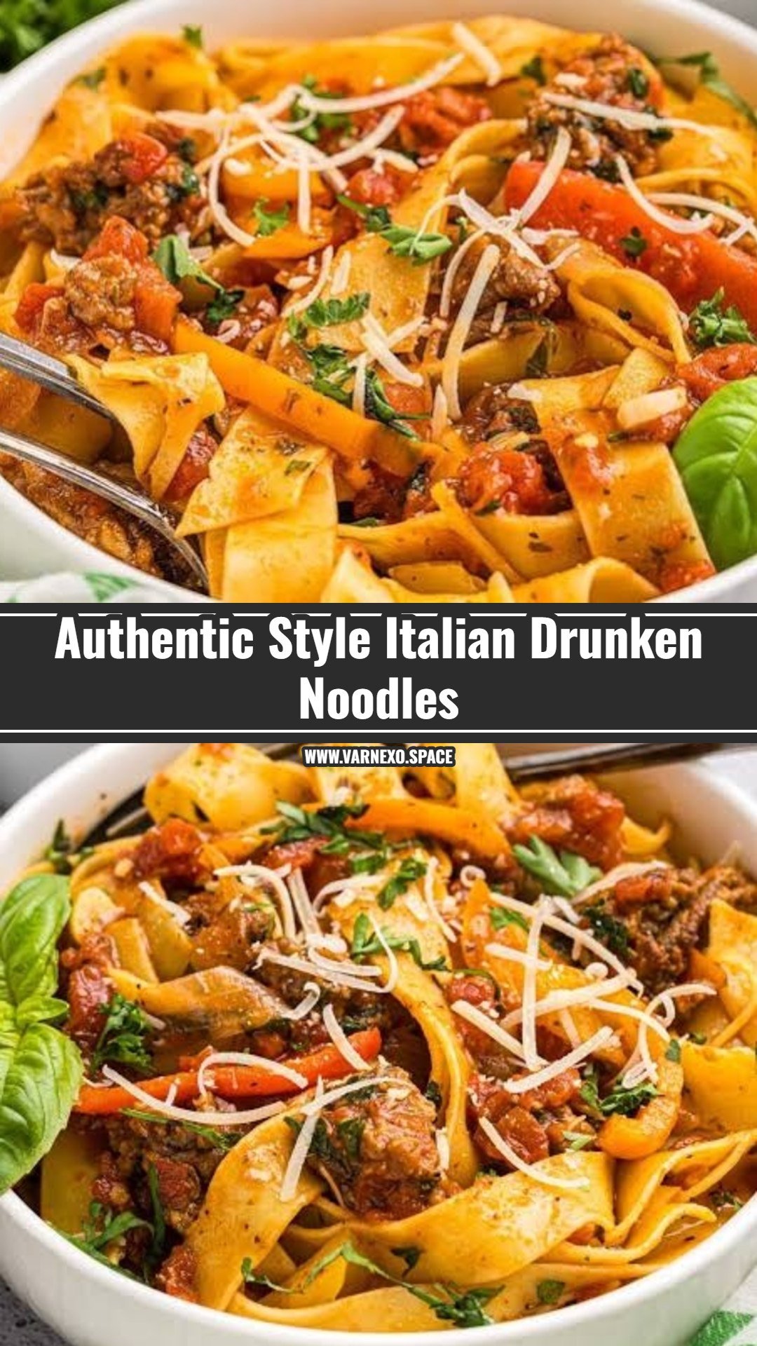 The Best Italian Drunken Noodles Recipe