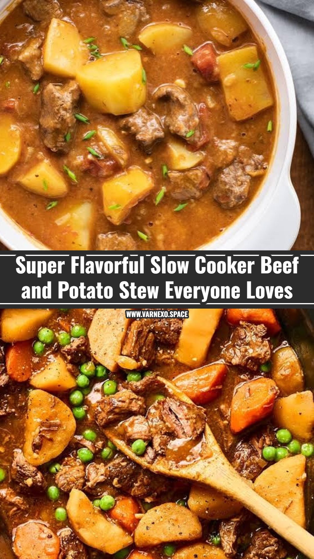 The Best Slow Cooker Beef and Potato Stew Recipe Ever