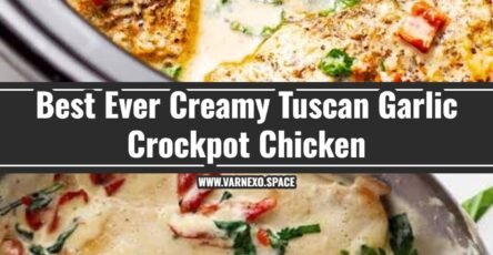 Viral Creamy Tuscan Garlic Crockpot Chicken